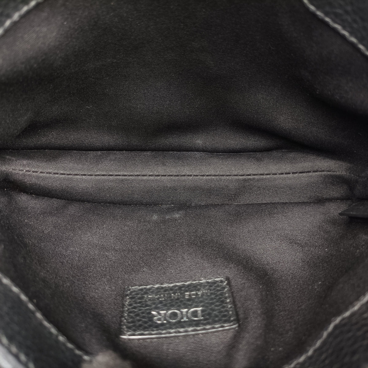 Pre-owned Christian Dior Saddle Black Jacquard  bum bag/waist bag | stylenewstar