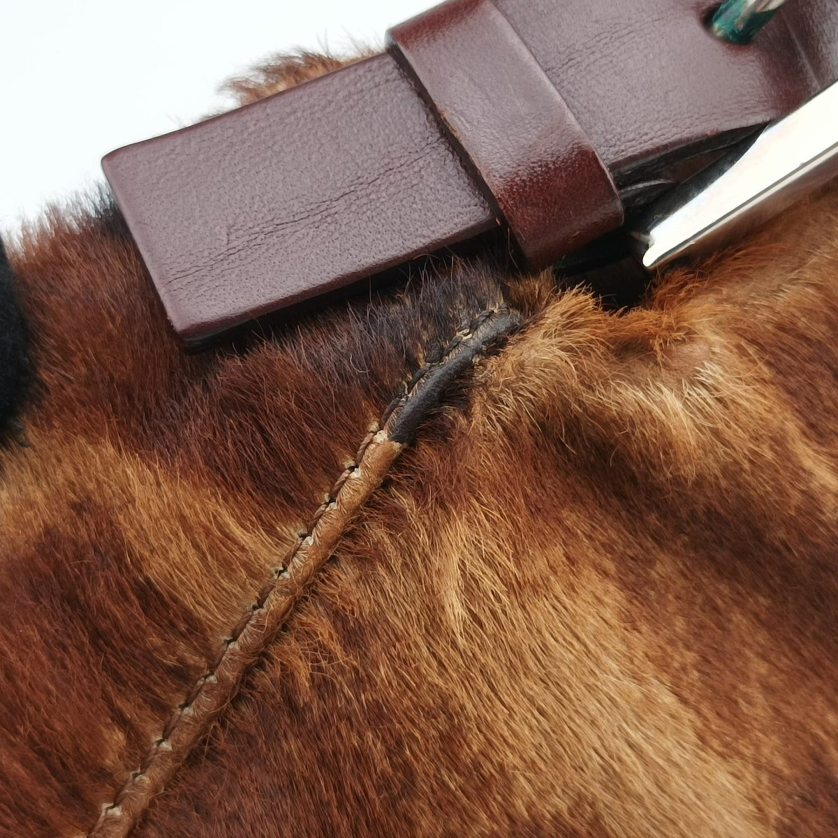 Vintage Fendi Mamma Baguette Brown pony hair 26426 shoulderbag | stylenewstar