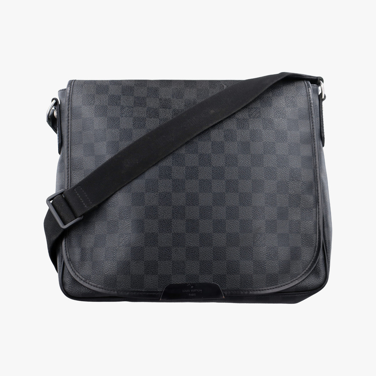 Pre-owned Louis Vuitton DANIEL MM Noir Damier GRAPHITE N58029 shoulderbag | stylenewstar
