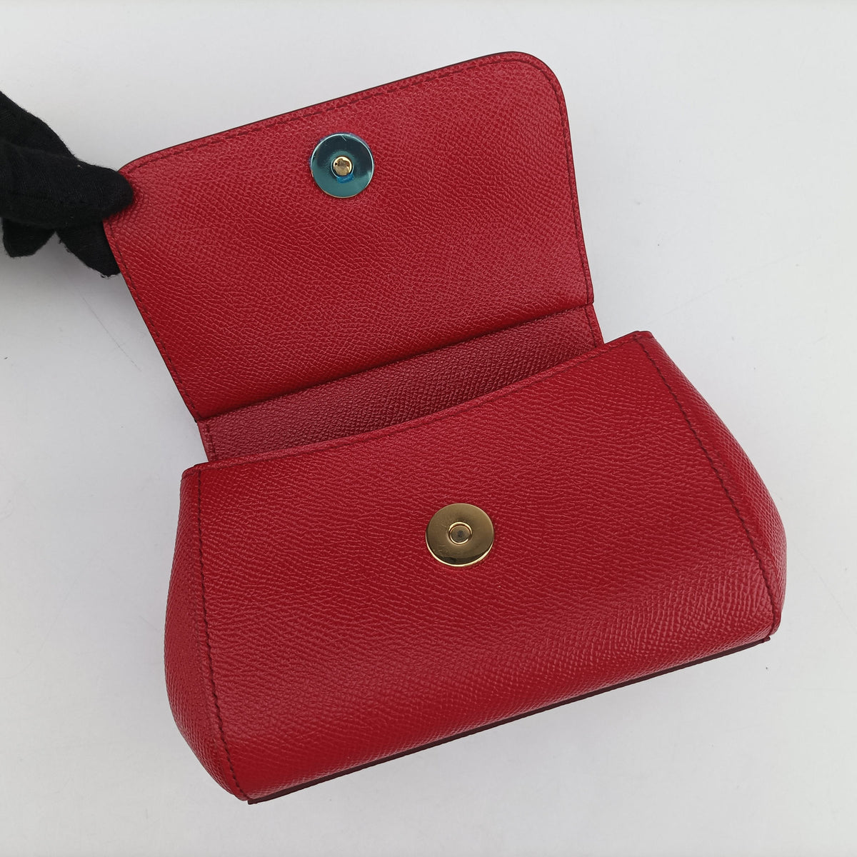 Pre-owned Dolce & Gabbana SICILY Red Leather  shoulderbag | stylenewstar