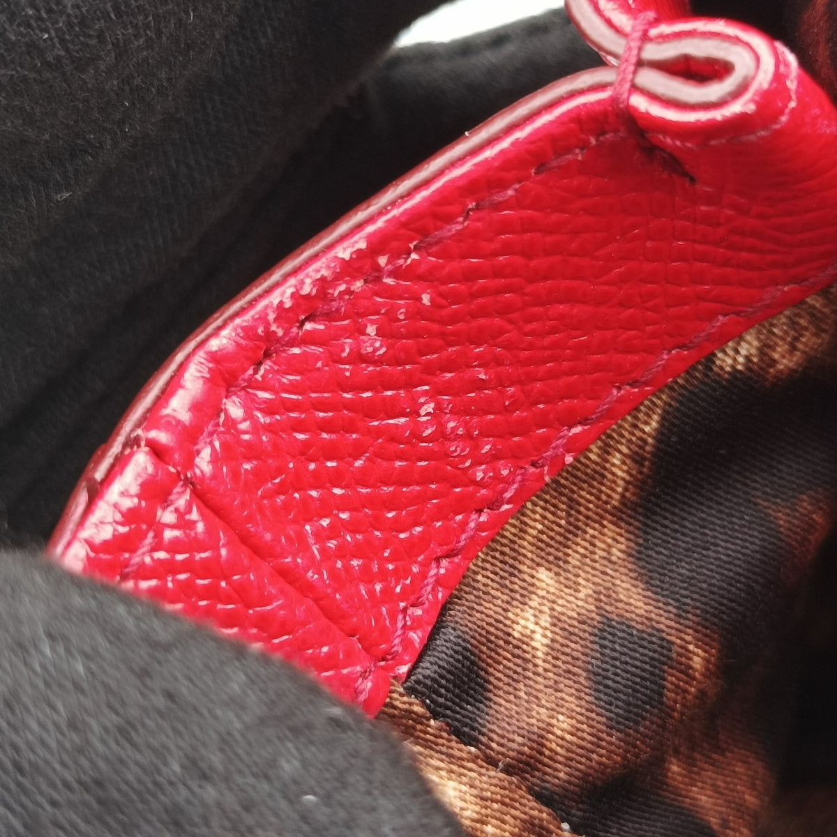 Pre-owned Dolce & Gabbana SICILY Red Leather  shoulderbag | stylenewstar