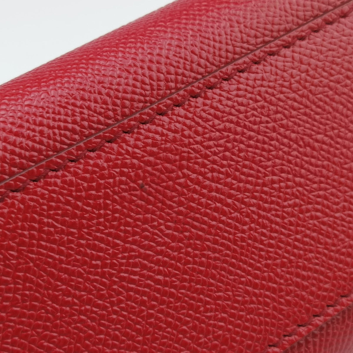 Pre-owned Dolce & Gabbana SICILY Red Leather  shoulderbag | stylenewstar