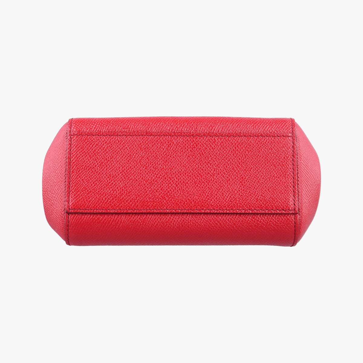 Pre-owned Dolce & Gabbana SICILY Red Leather  shoulderbag | stylenewstar