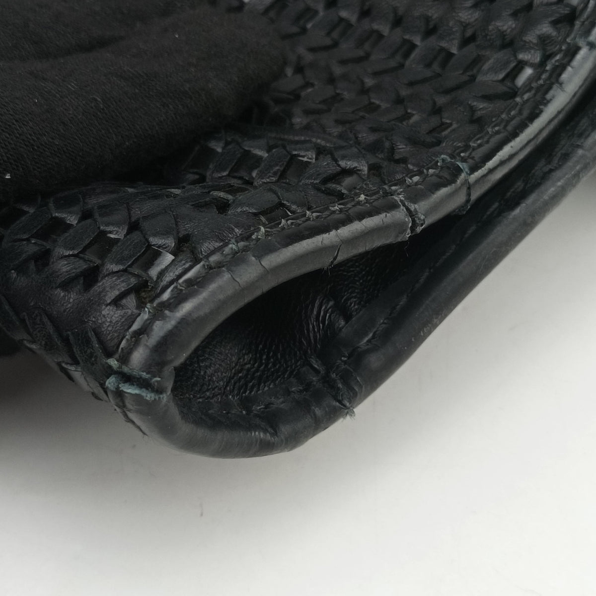 Secondhand Christian Dior Soft Lady Dior Intrecciato Tote Black lambskin  handbag | stylenewstar