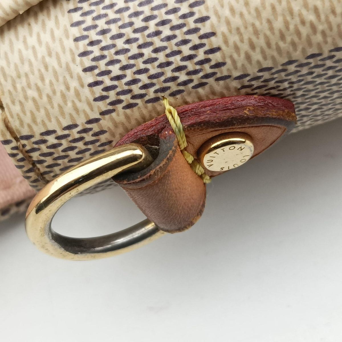 Pre-owned Louis Vuitton CROISETTE Azur Damier Canvas N41581 shoulderbag | stylenewstar