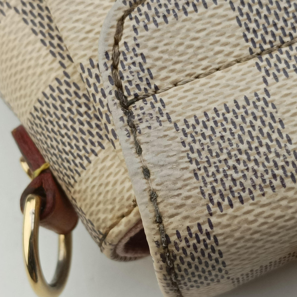 Pre-owned Louis Vuitton CROISETTE Azur Damier Canvas N41581 shoulderbag | stylenewstar