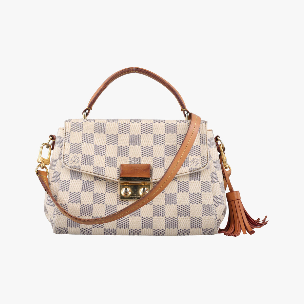 Pre-owned Louis Vuitton CROISETTE Azur Damier Canvas N41581 shoulderbag | stylenewstar