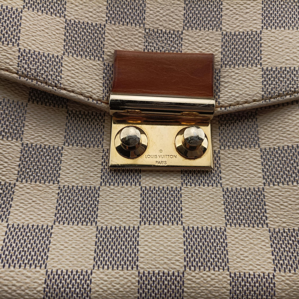 Pre-owned Louis Vuitton CROISETTE Azur Damier Canvas N41581 shoulderbag | stylenewstar
