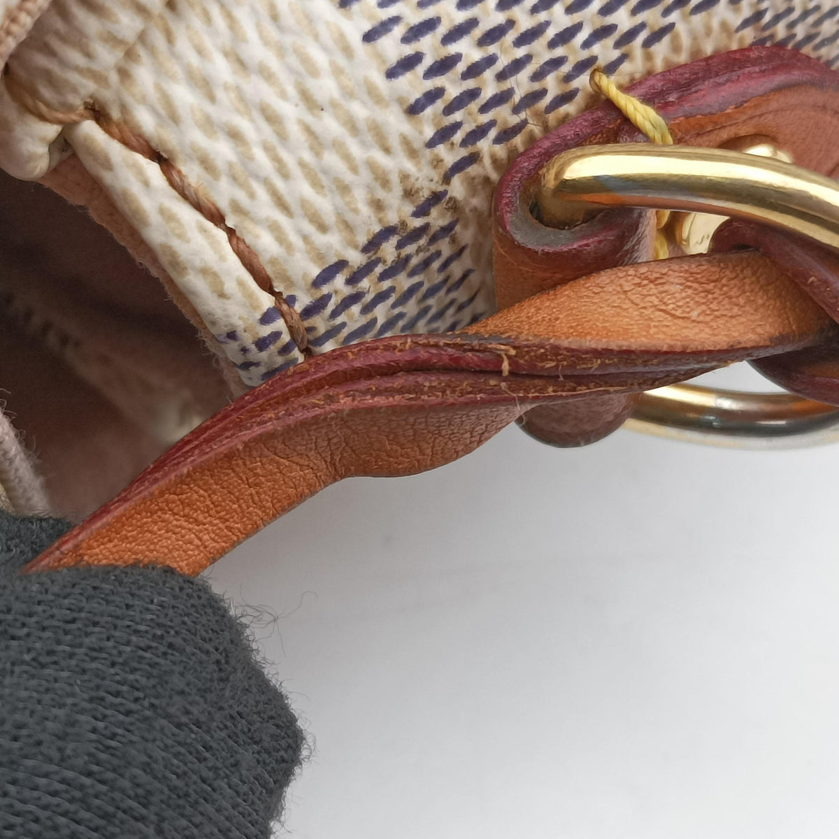 Pre-owned Louis Vuitton CROISETTE Azur Damier Canvas N41581 shoulderbag | stylenewstar
