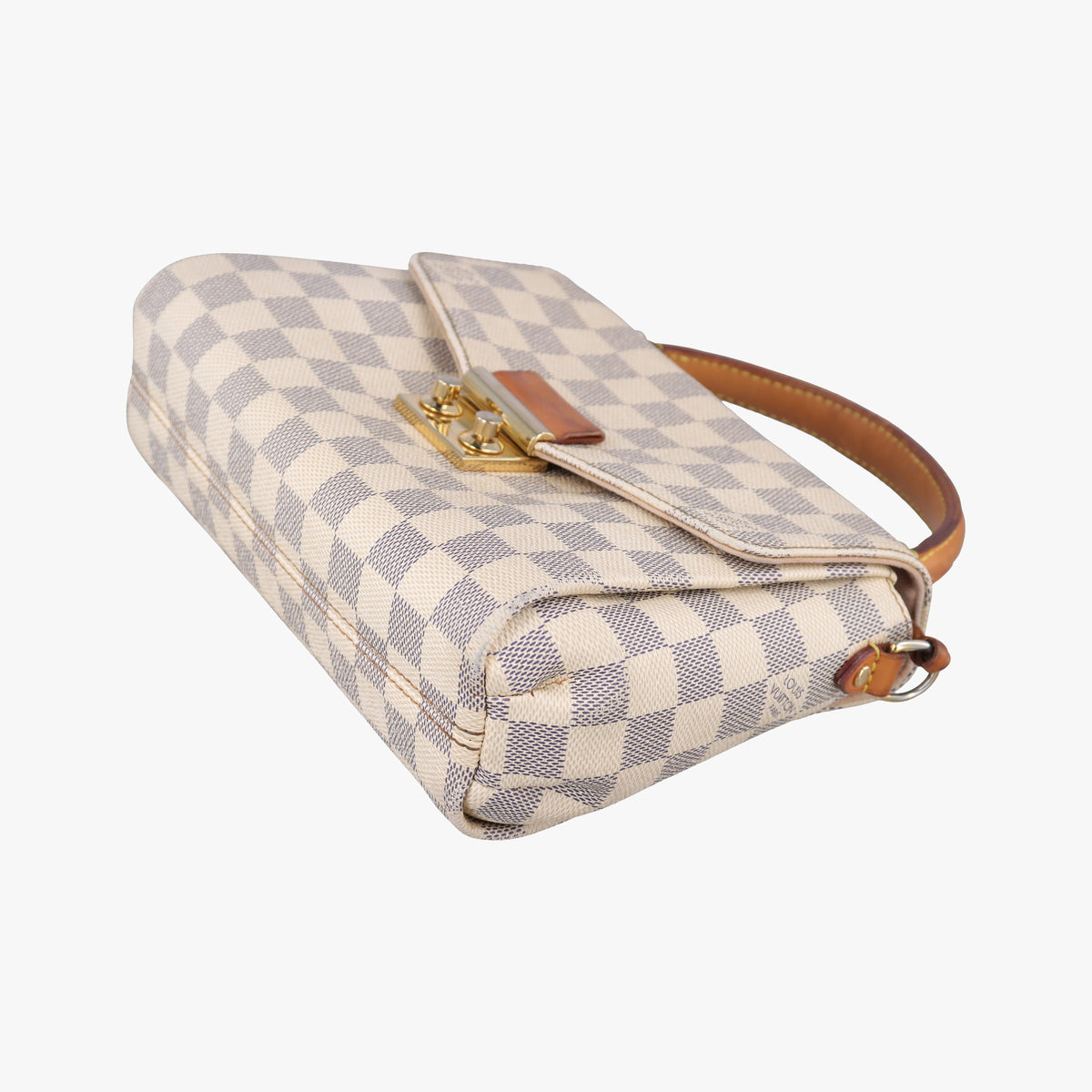 Pre-owned Louis Vuitton CROISETTE Azur Damier Canvas N41581 shoulderbag | stylenewstar