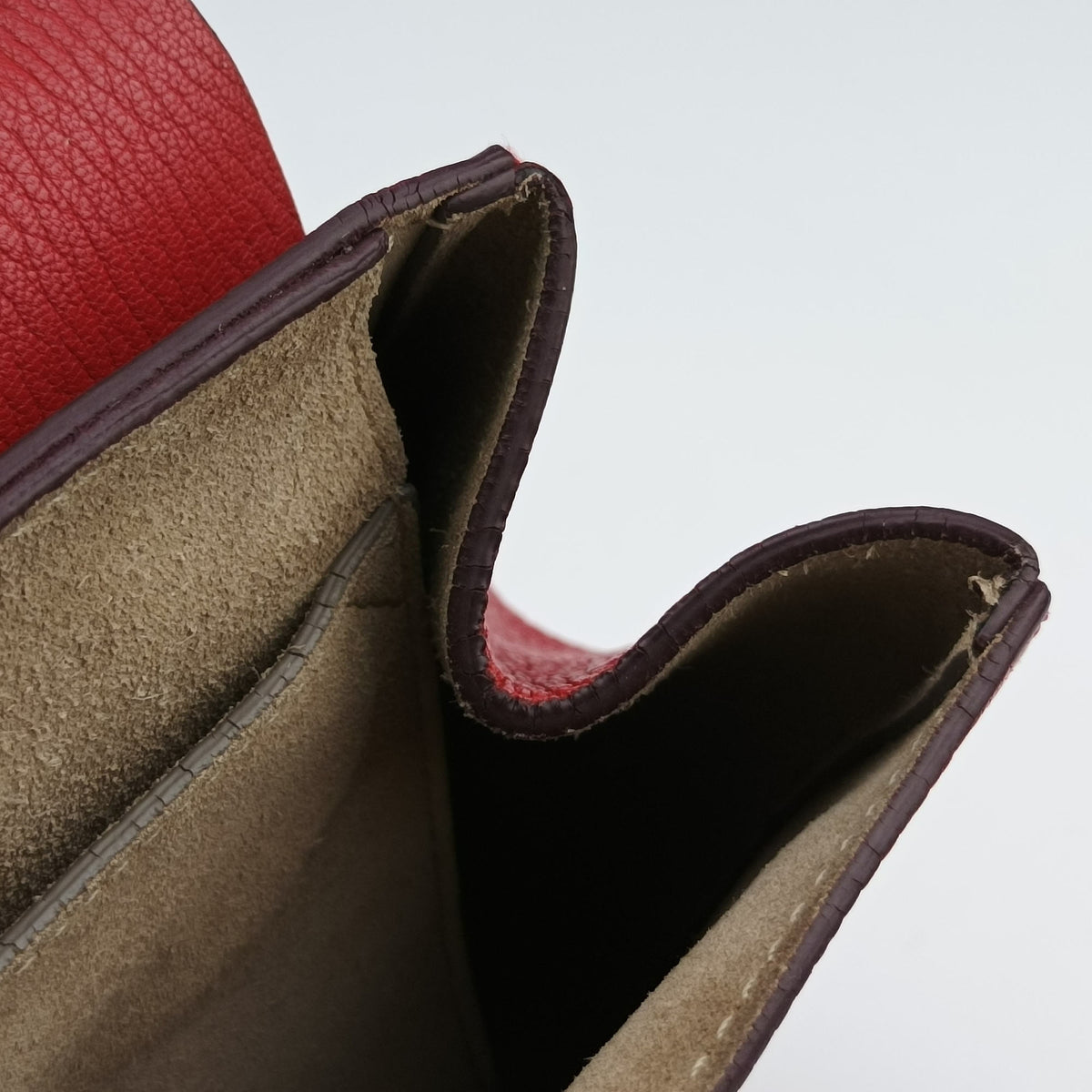 Pre-owned Chloe DREW Red Leather  shoulderbag | stylenewstar