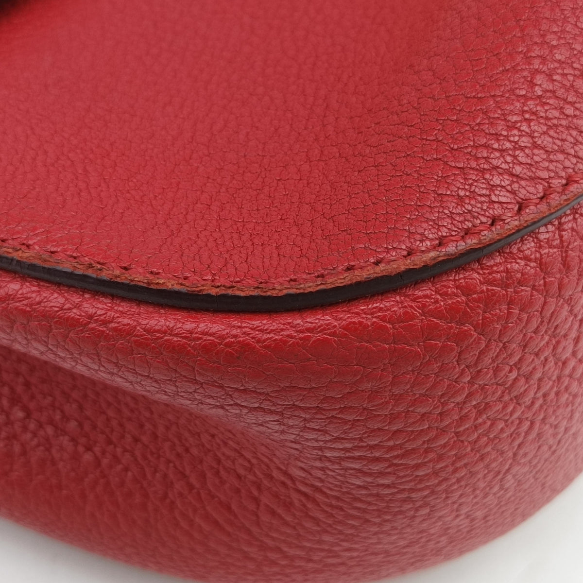 Pre-owned Chloe DREW Red Leather  shoulderbag | stylenewstar