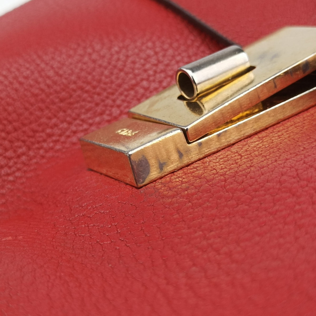 Pre-owned Chloe DREW Red Leather  shoulderbag | stylenewstar