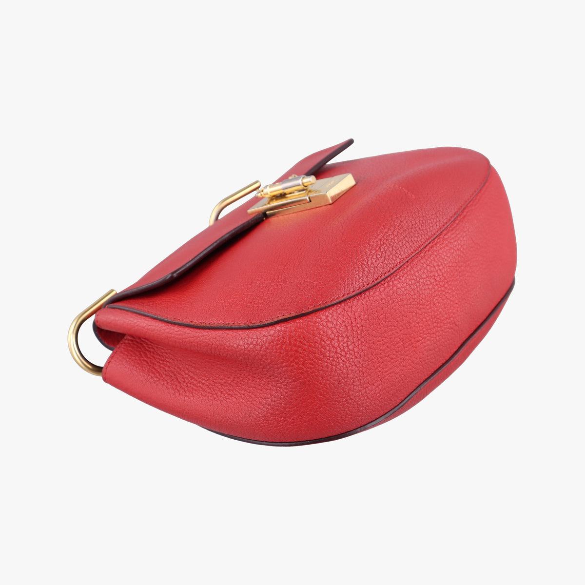 Pre-owned Chloe DREW Red Leather  shoulderbag | stylenewstar