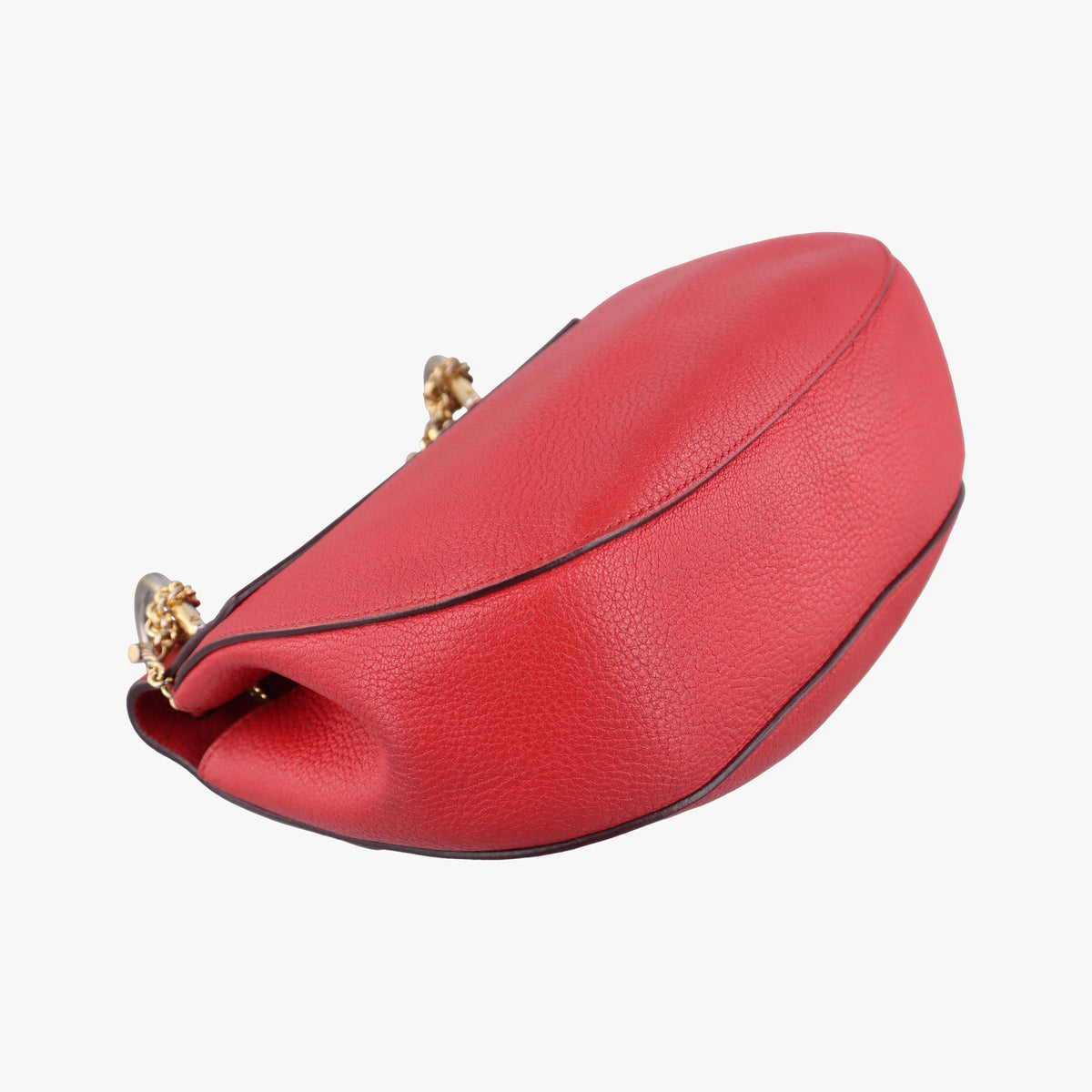 Pre-owned Chloe DREW Red Leather  shoulderbag | stylenewstar