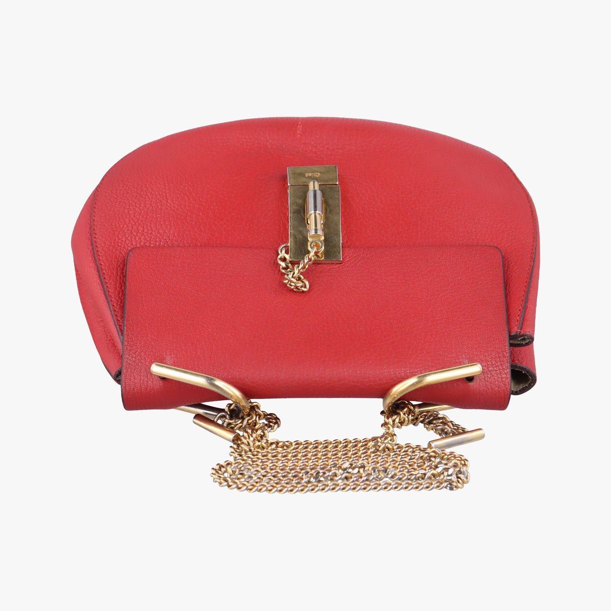 Pre-owned Chloe DREW Red Leather  shoulderbag | stylenewstar