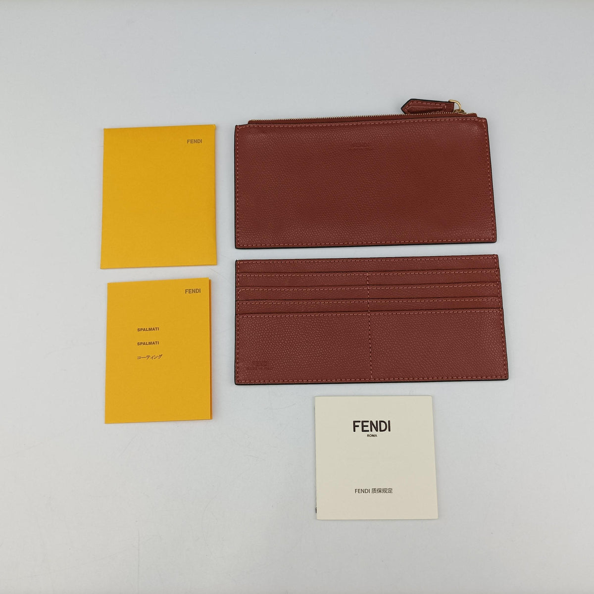 Pre-owned Fendi Kan I F Brown Leather 8BS032 shoulderbag | stylenewstar