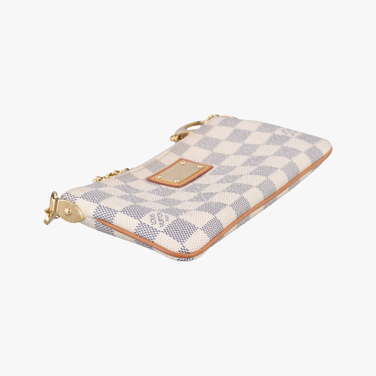 Secondhand Louis Vuitton Pochette Mila MM AZUR Damier Canvas N60027 handbag | stylenewstar