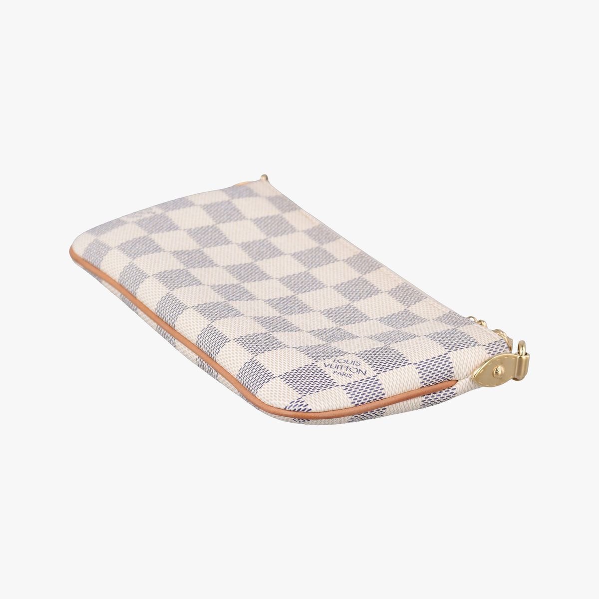 Secondhand Louis Vuitton Pochette Mila MM AZUR Damier Canvas N60027 handbag | stylenewstar