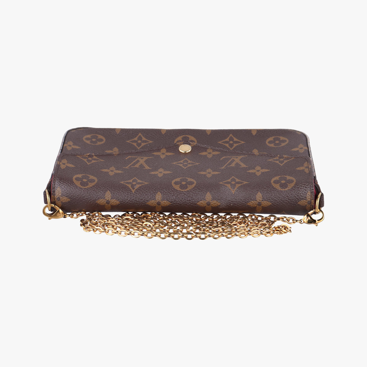 Pre-owned Louis Vuitton Pochette Felicie Brown Monogram Canvas M61276 shoulderbag | stylenewstar