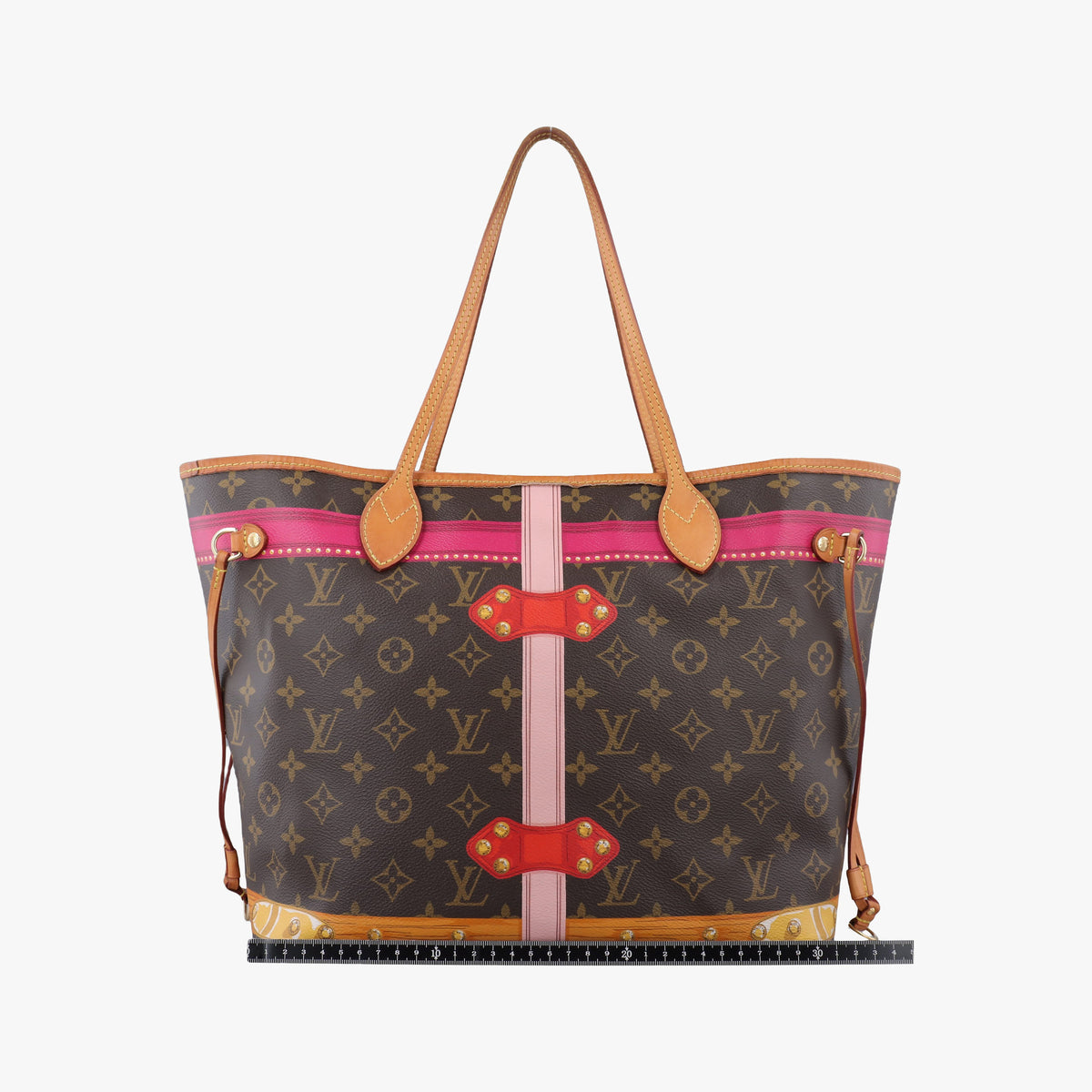 Vintage Louis Vuitton Neverfull MM Summer Trunk brown×Multicolor Monogram Canvas M41390 shoulderbag | stylenewstar