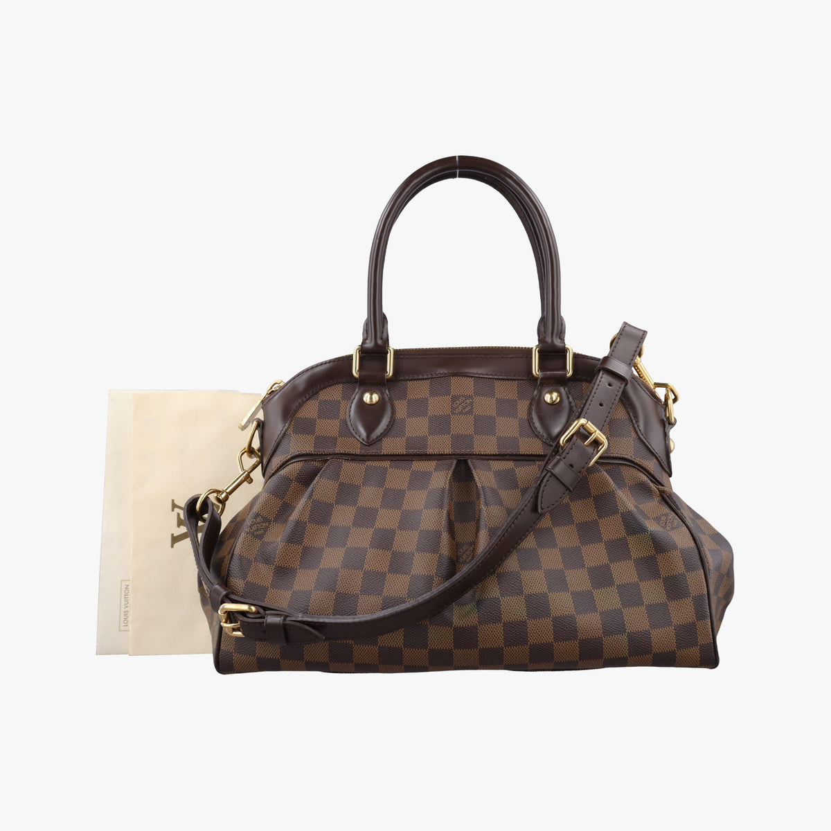 Vintage Louis Vuitton TREVI PM EBENE Damier Canvas N51997 shoulderbag | stylenewstar