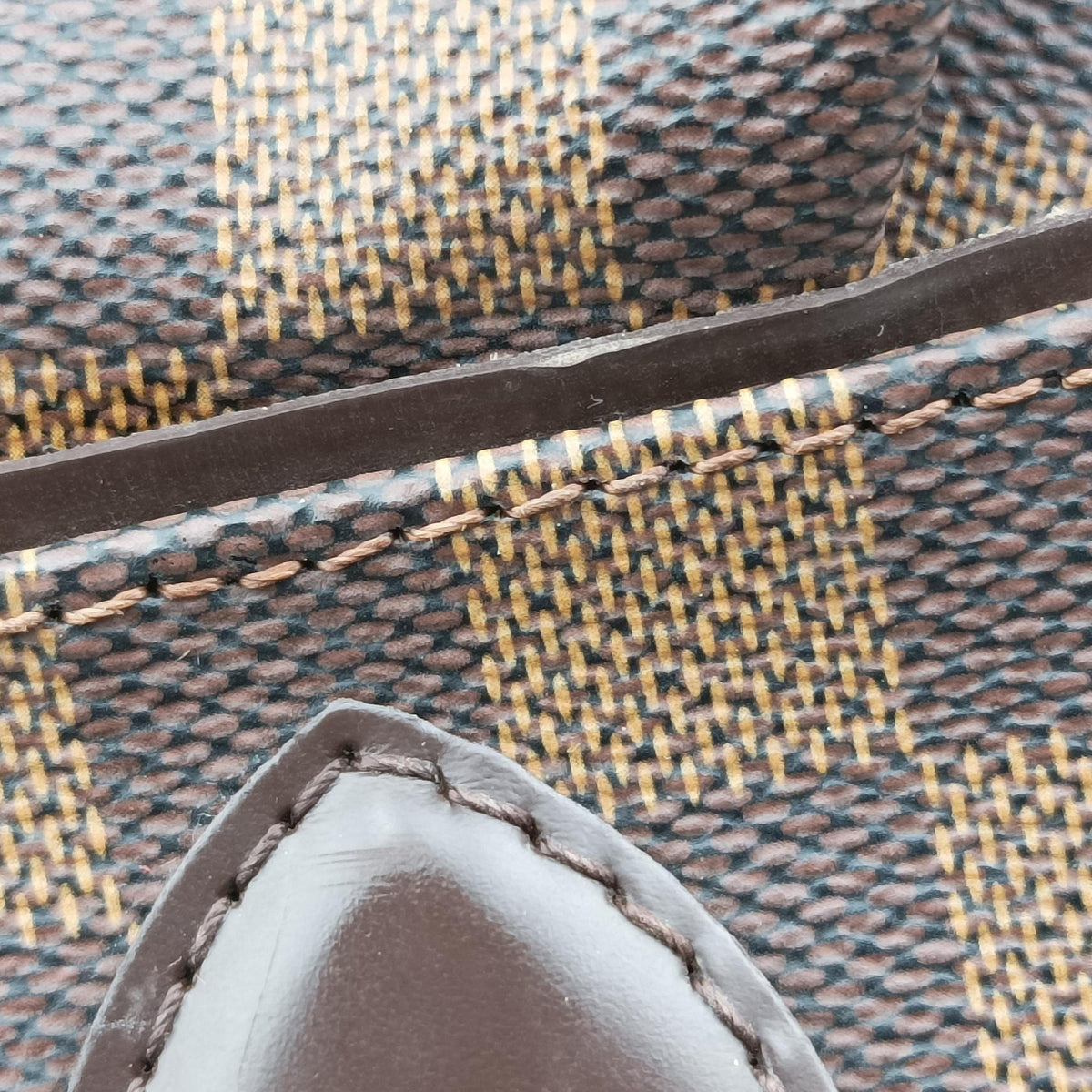 Vintage Louis Vuitton TREVI PM EBENE Damier Canvas N51997 shoulderbag | stylenewstar