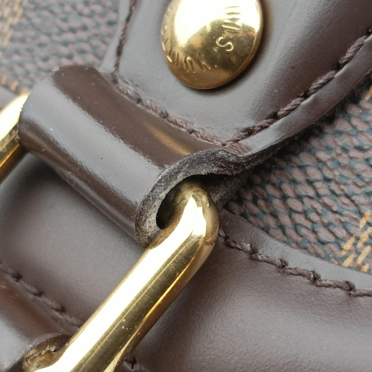 Vintage Louis Vuitton TREVI PM EBENE Damier Canvas N51997 shoulderbag | stylenewstar