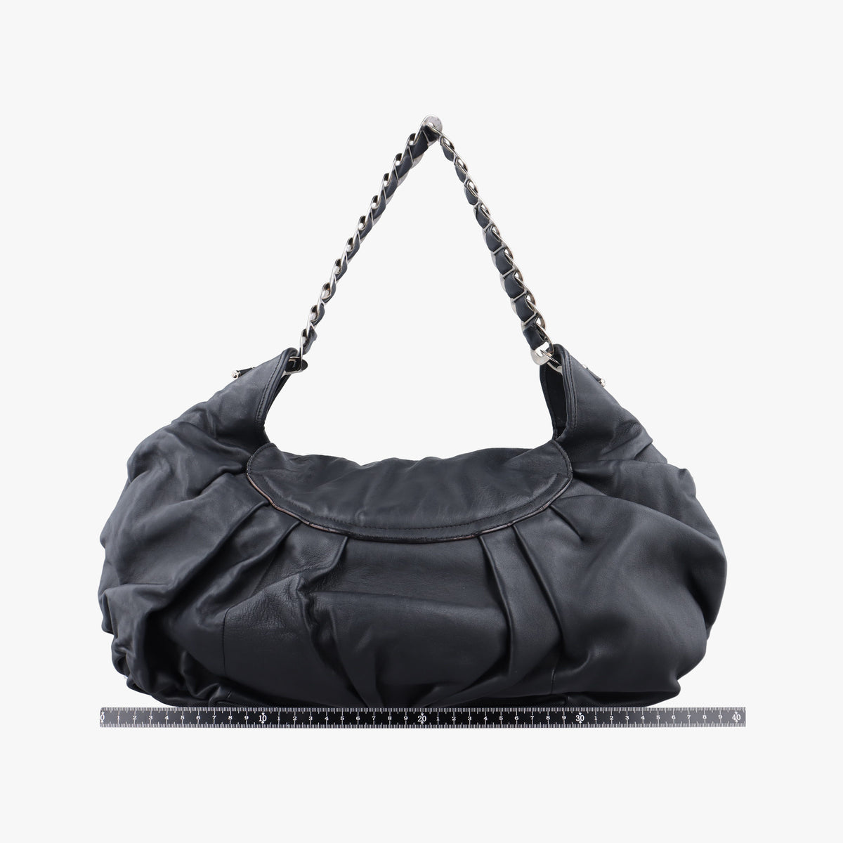 Pre-owned Christian Dior Jazz Club Black leather  shoulderbag | stylenewstar