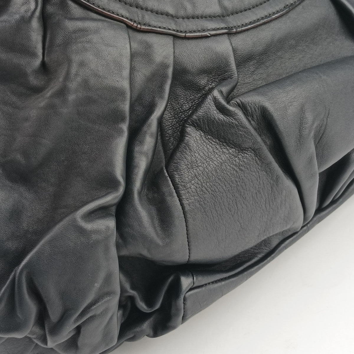 Pre-owned Christian Dior Jazz Club Black leather  shoulderbag | stylenewstar