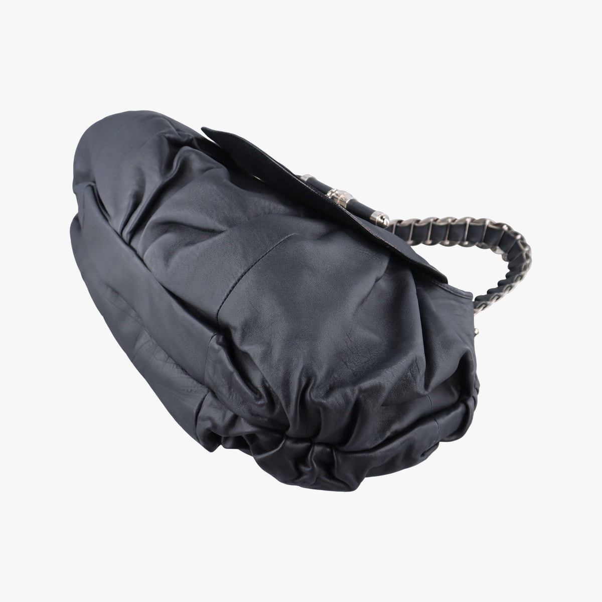 Pre-owned Christian Dior Jazz Club Black leather  shoulderbag | stylenewstar