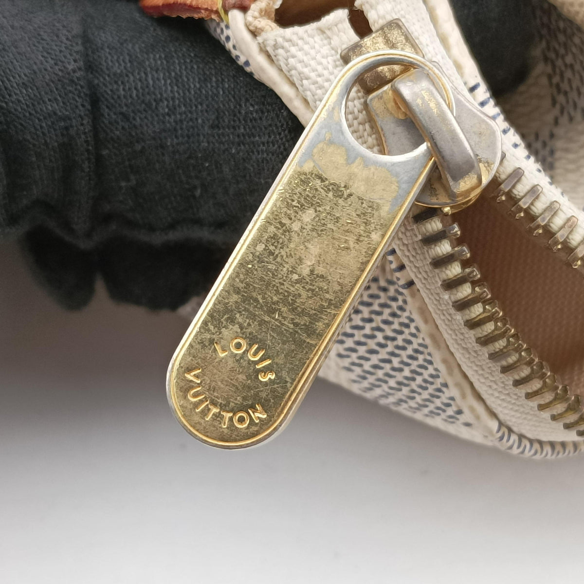 Pre-owned Louis Vuitton TOTALLY MM Azur Damier Canvas N51262 shoulderbag | stylenewstar