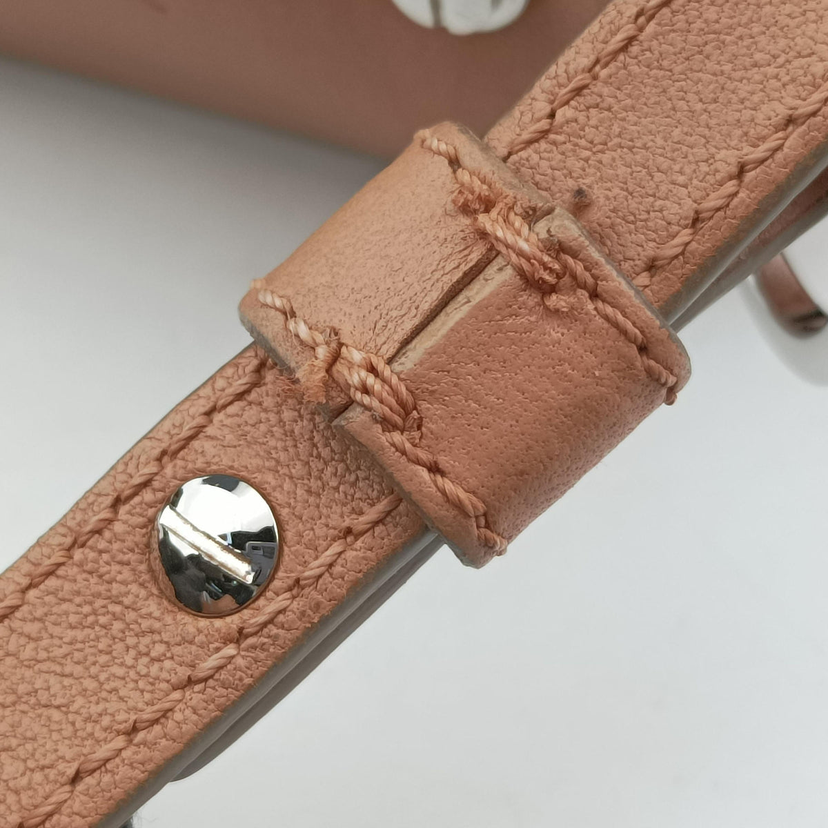Pre-owned Givenchy Obsedia Camel Leather  shoulderbag | stylenewstar