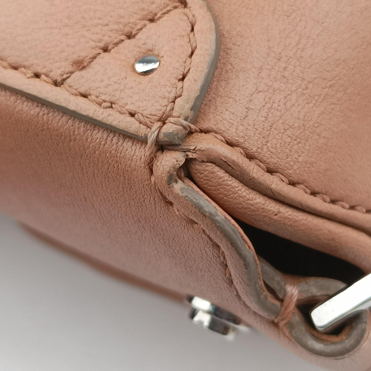 Pre-owned Givenchy Obsedia Camel Leather  shoulderbag | stylenewstar