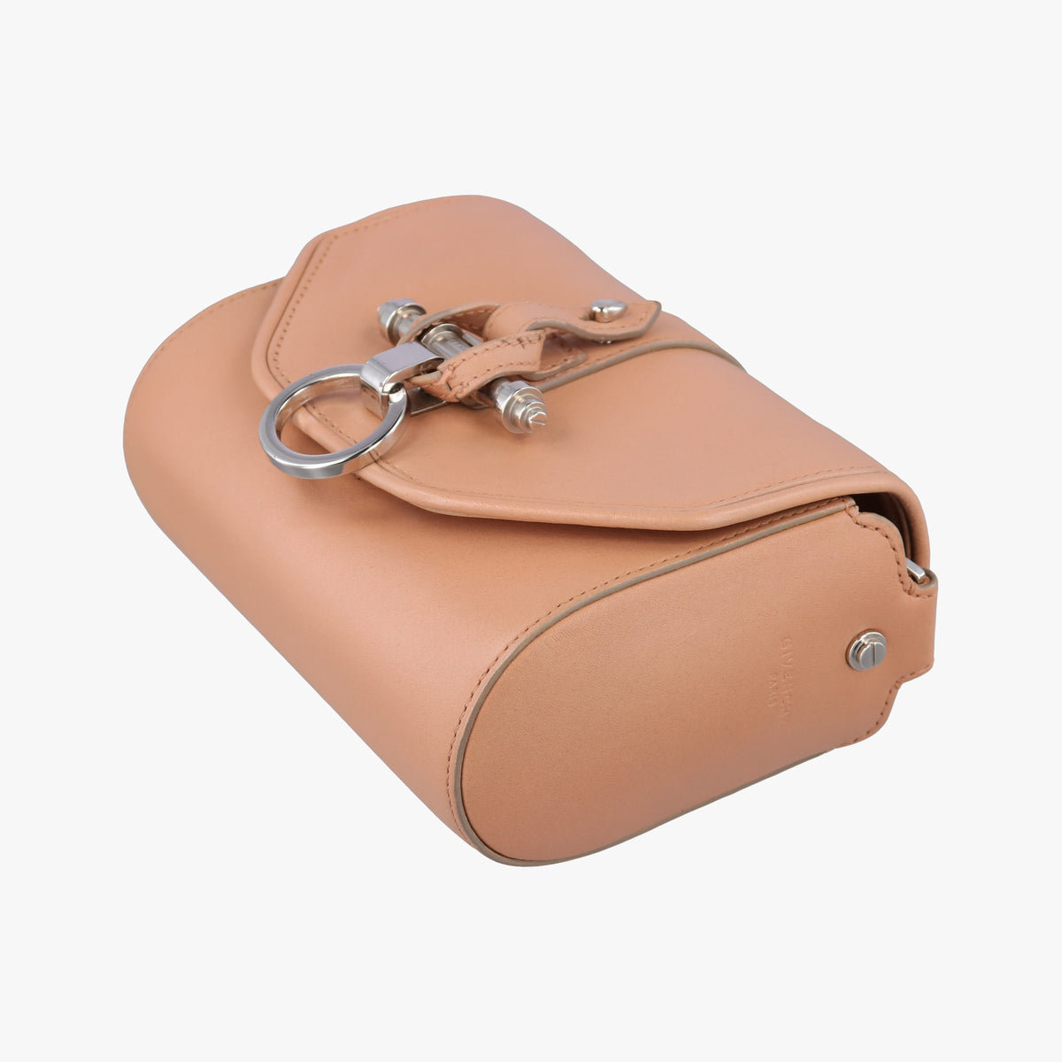 Pre-owned Givenchy Obsedia Camel Leather  shoulderbag | stylenewstar