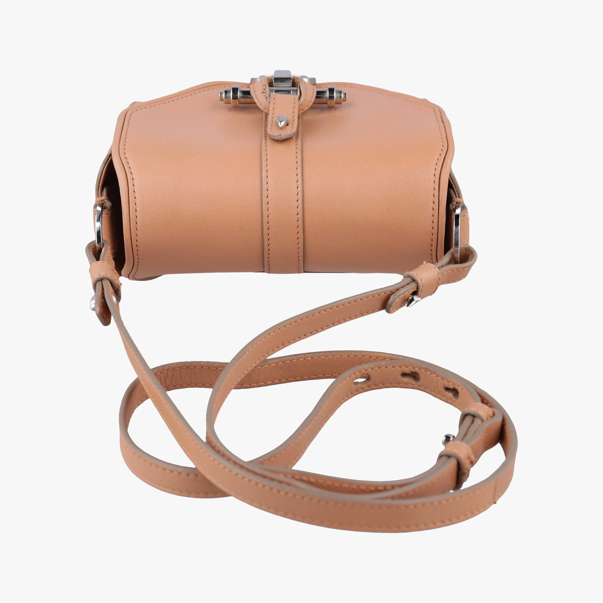 Pre-owned Givenchy Obsedia Camel Leather  shoulderbag | stylenewstar