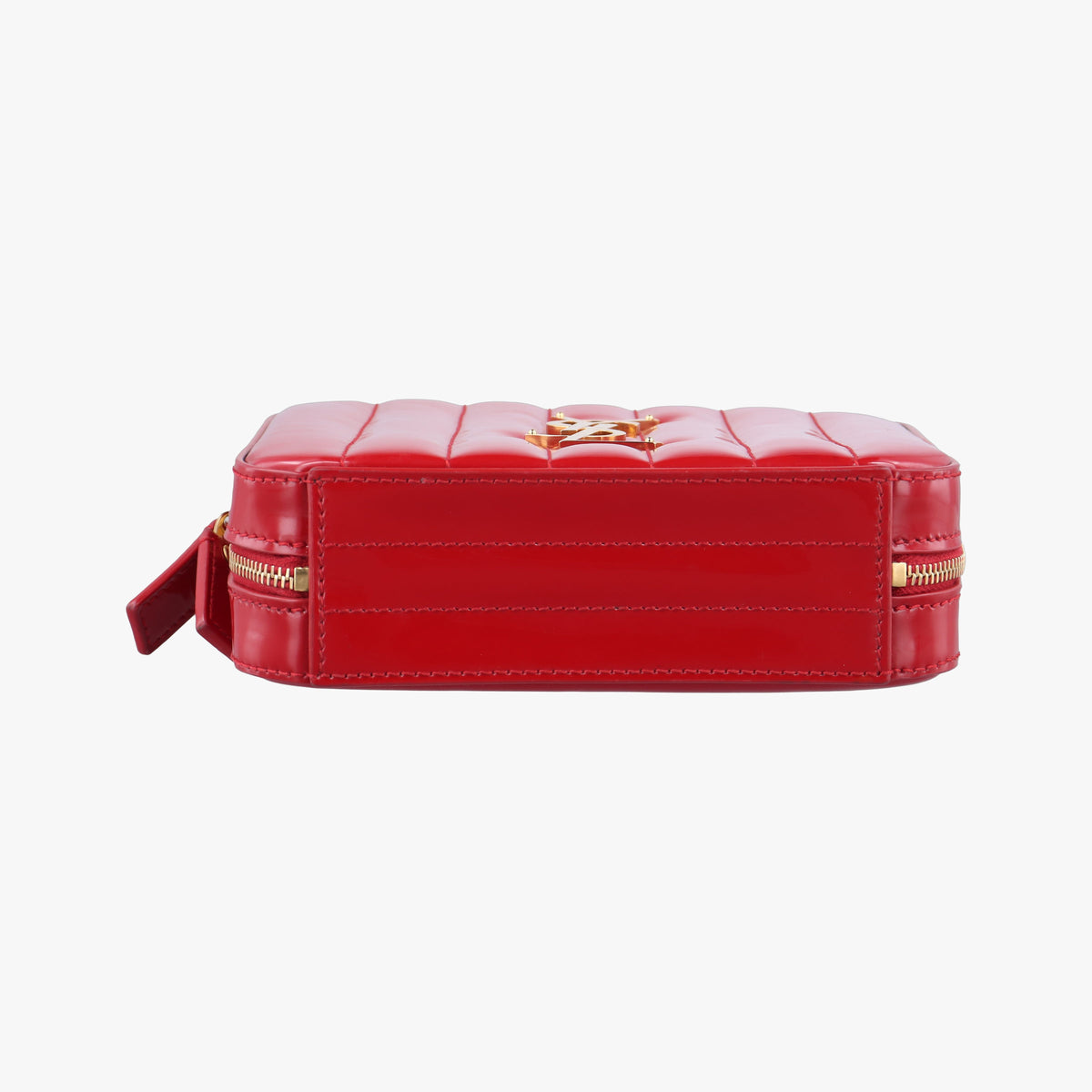 Pre-owned Yves Saint Laurent VICKY Red Patent Leather 557574 bum bag/waist bag | stylenewstar