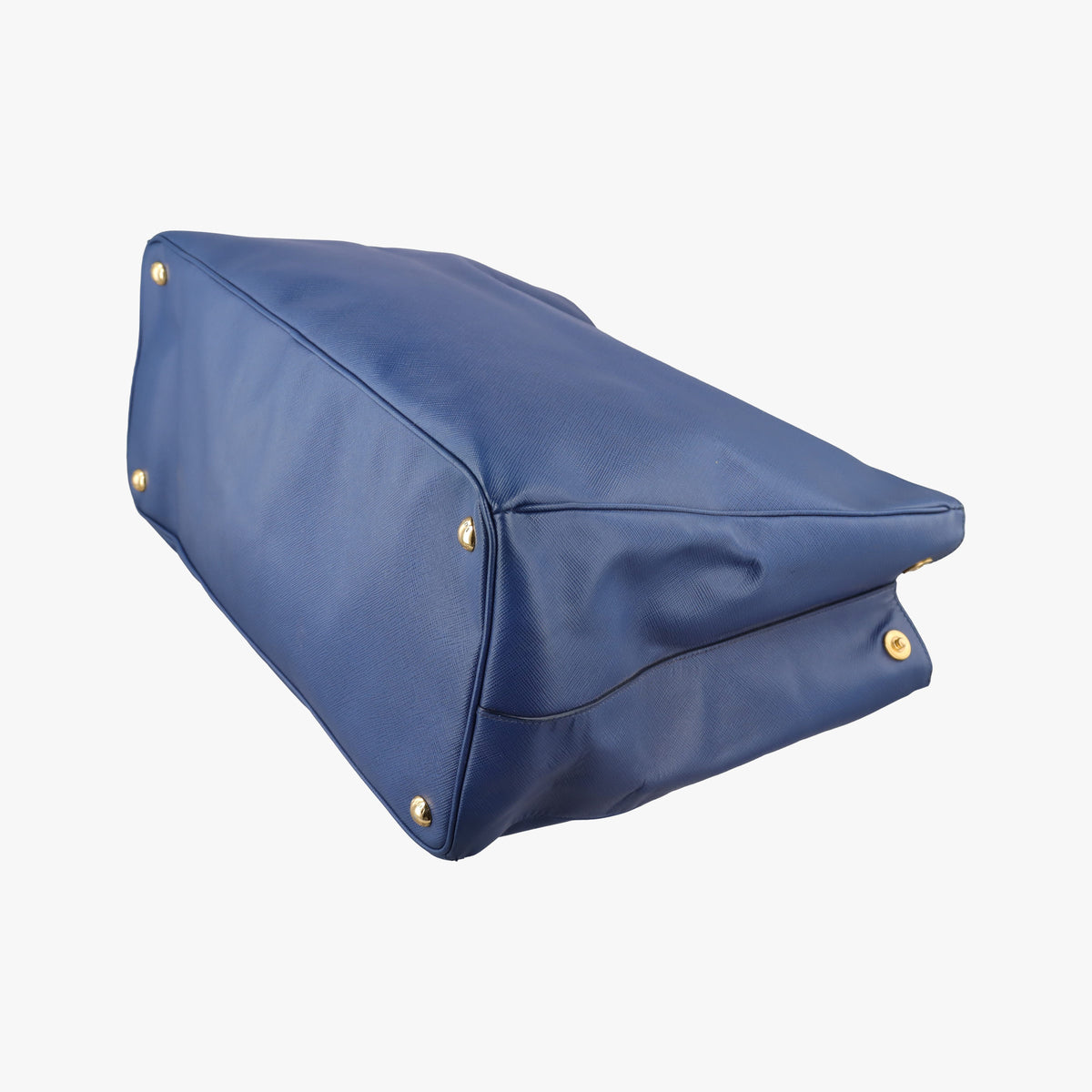 Pre-owned Prada Galleria Blue SAFFIANO Leather BN2274 handbag | stylenewstar