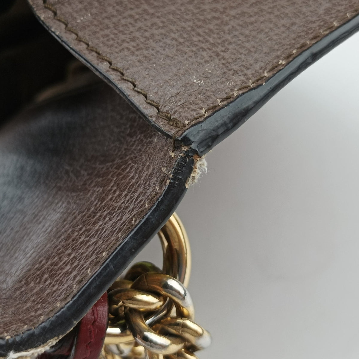 Pre-owned Gucci Padlock beige×Multicolour PVC coated canvas 409487 shoulderbag | stylenewstar