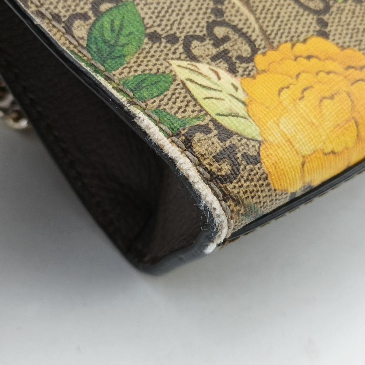 Pre-owned Gucci Padlock beige×Multicolour PVC coated canvas 409487 shoulderbag | stylenewstar