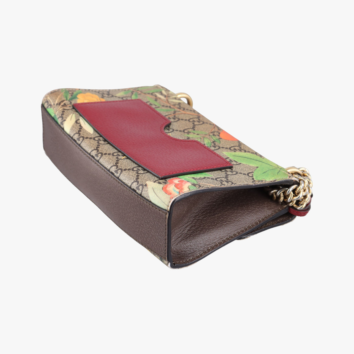 Pre-owned Gucci Padlock beige×Multicolour PVC coated canvas 409487 shoulderbag | stylenewstar