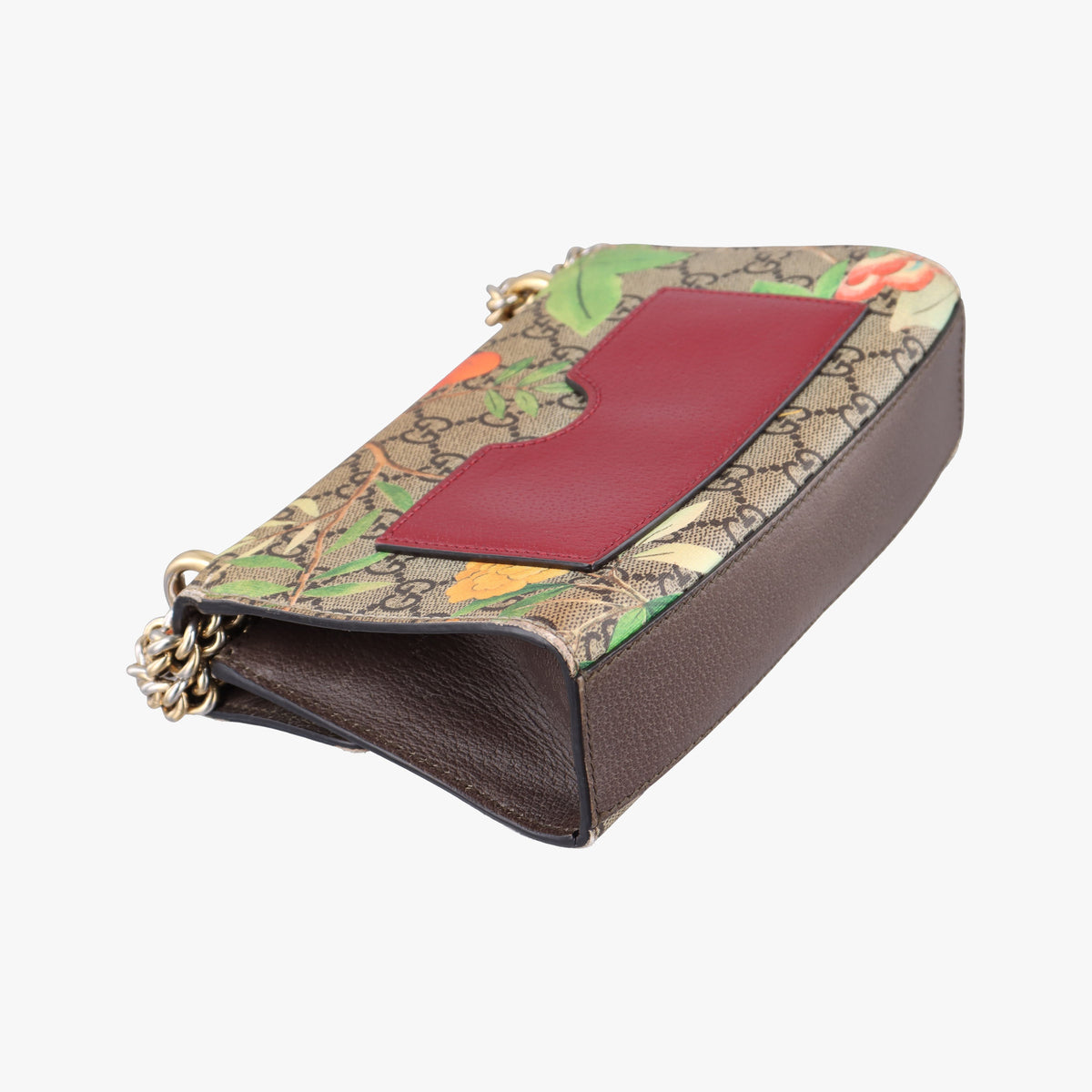 Pre-owned Gucci Padlock beige×Multicolour PVC coated canvas 409487 shoulderbag | stylenewstar