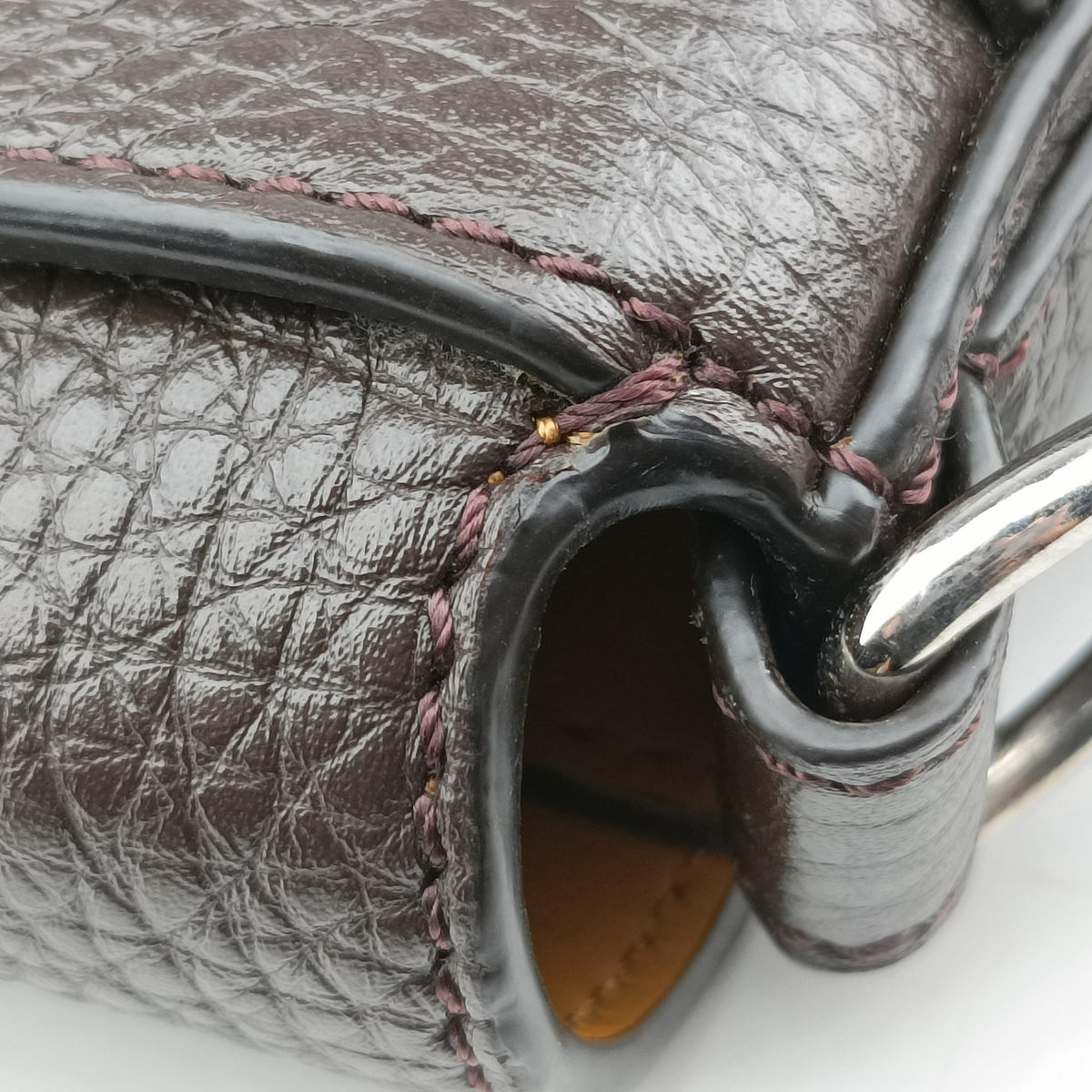 Secondhand Fendi Baguette Brown Leather 7VA472 shoulderbag | stylenewstar
