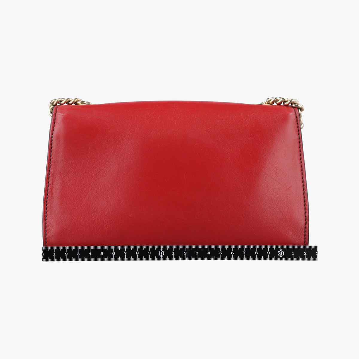 Pre-owned Gucci Emily Red Leather 283063 shoulderbag | stylenewstar