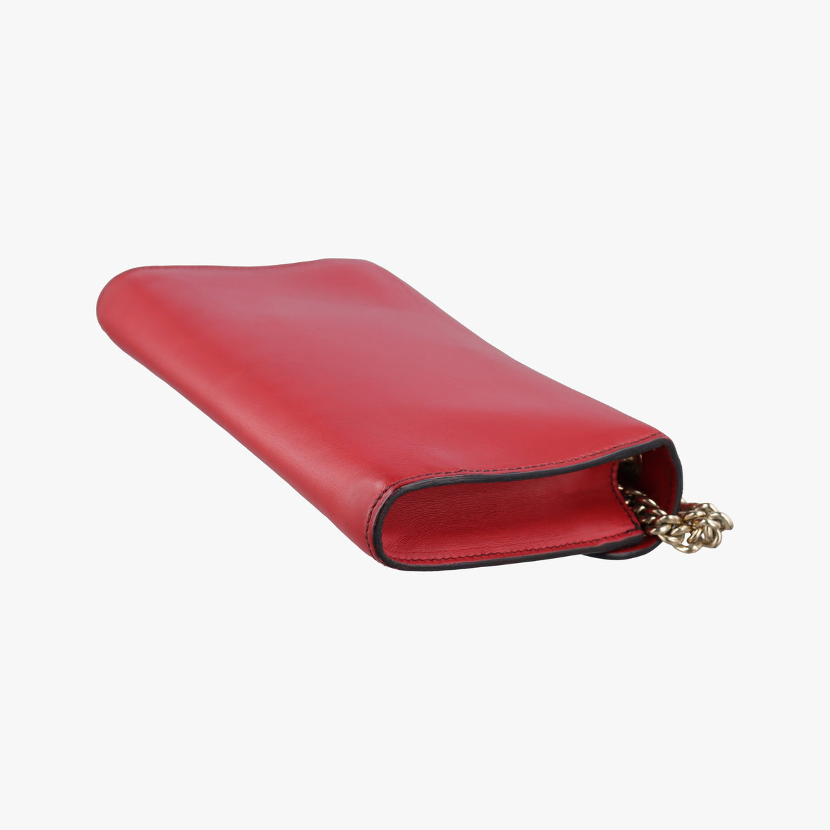 Pre-owned Gucci Emily Red Leather 283063 shoulderbag | stylenewstar
