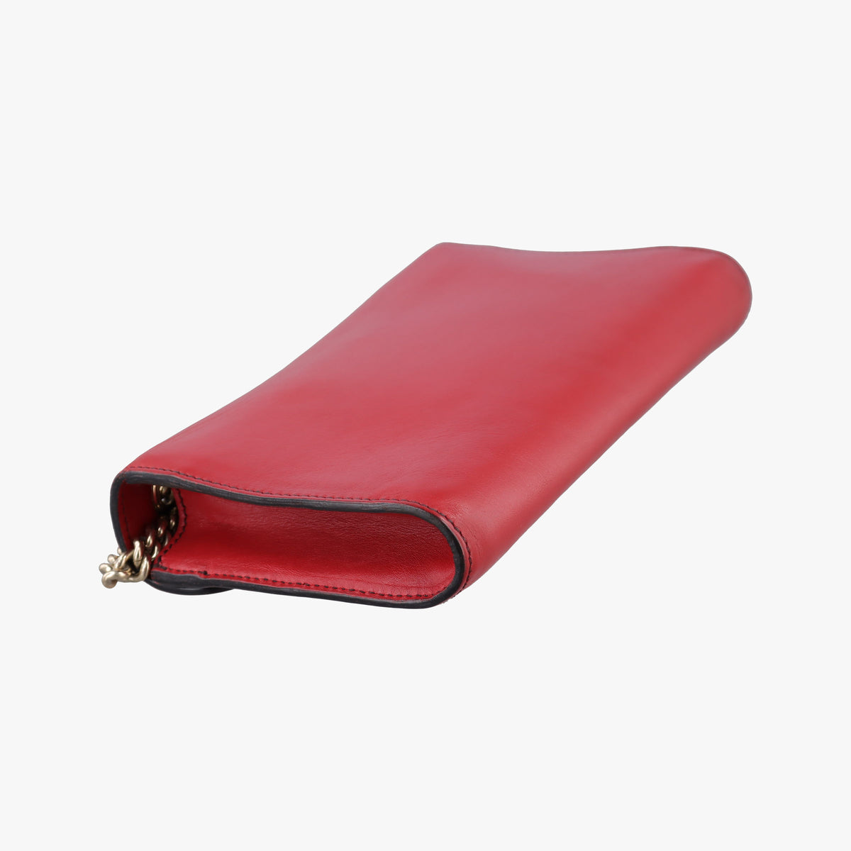 Pre-owned Gucci Emily Red Leather 283063 shoulderbag | stylenewstar