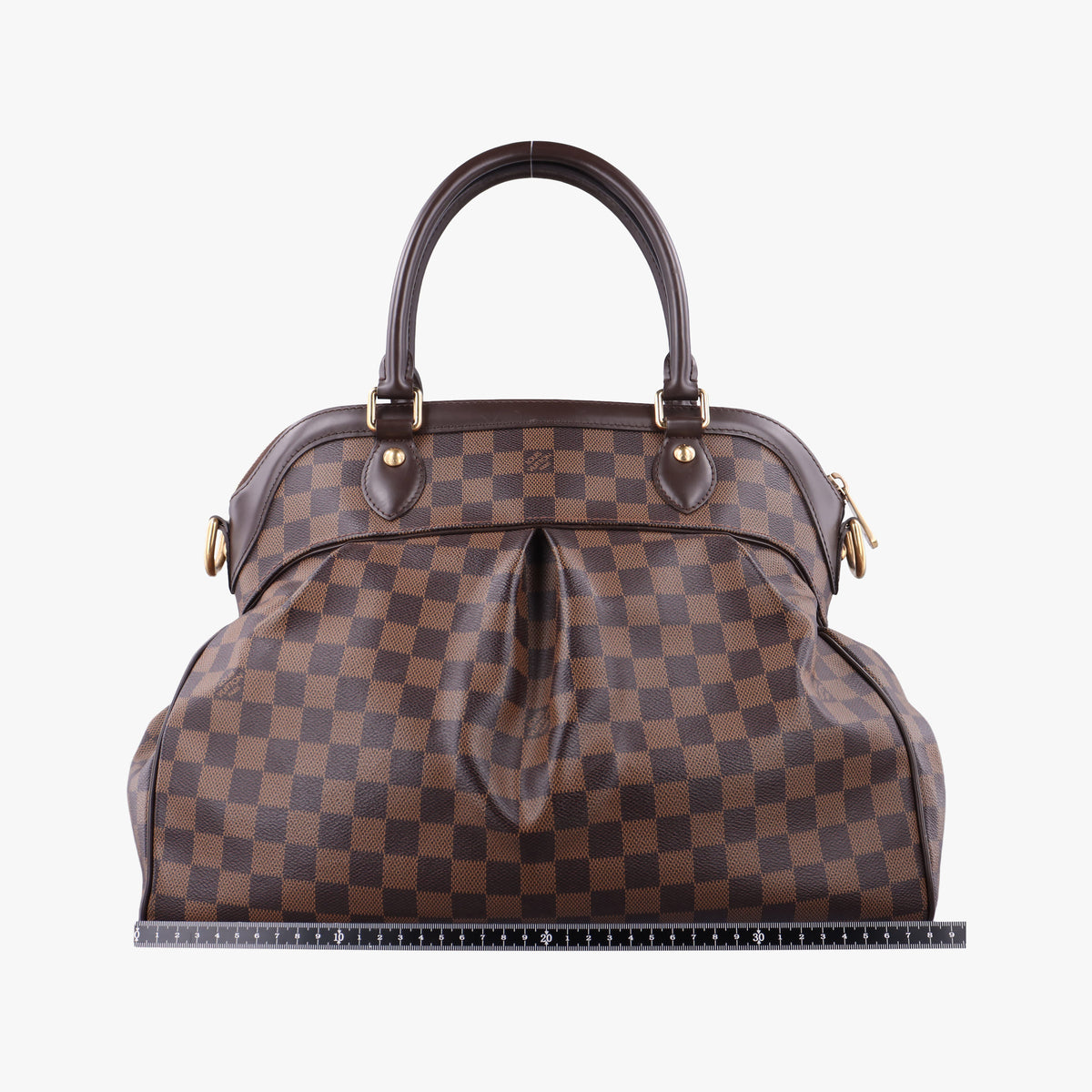 Pre-owned Louis Vuitton Trevi GM EBENE Damier Canvas N51998 shoulderbag | stylenewstar