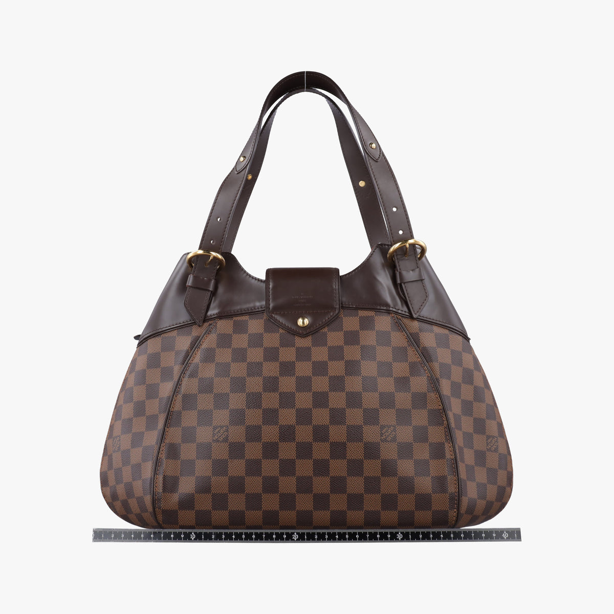 Vintage Louis Vuitton SISTINA GM EBENE Damier Canvas N41540 handbag | stylenewstar