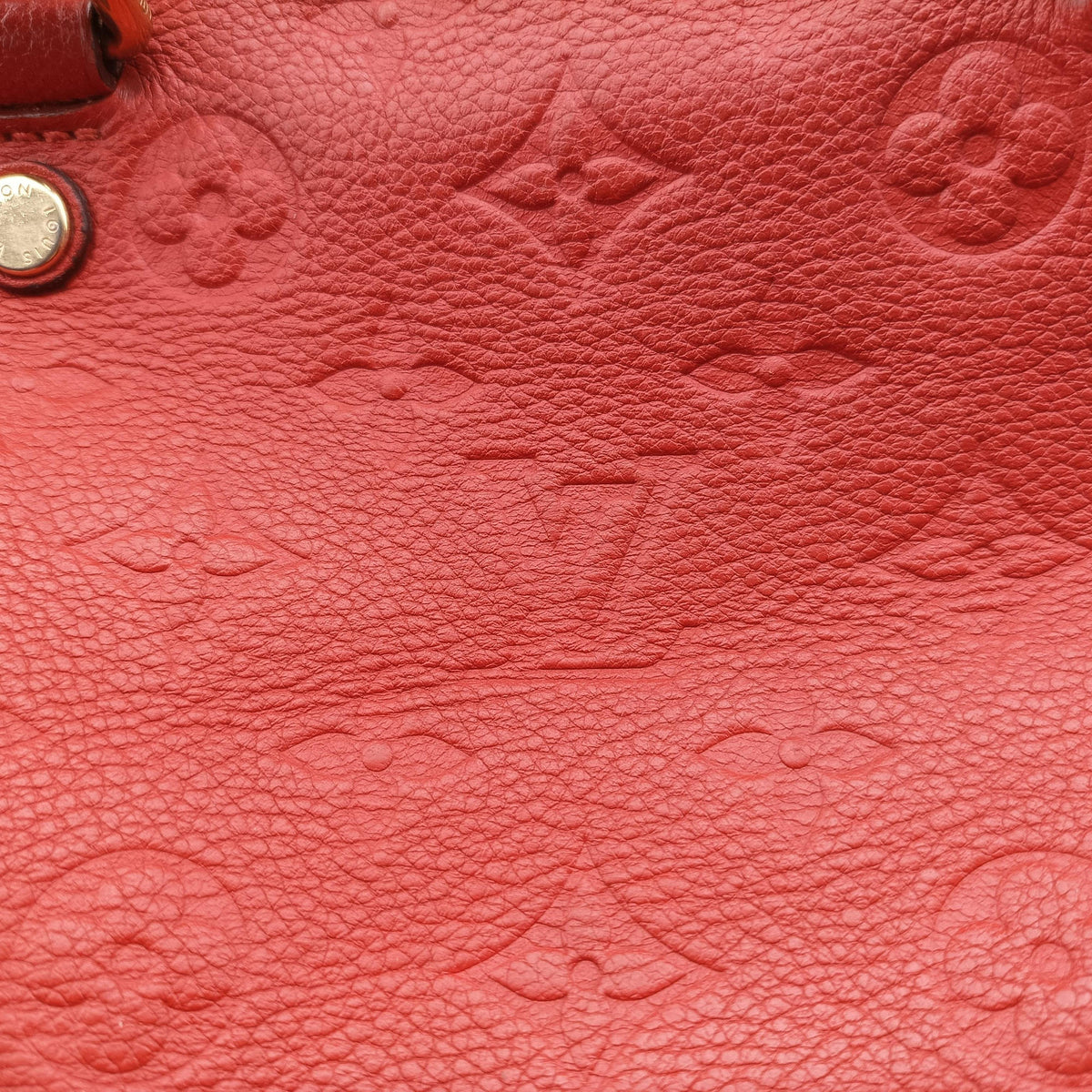 Pre-owned Louis Vuitton Speedy Bandouliere 30 Orian Monogram Empreinte M40756 handbag | stylenewstar