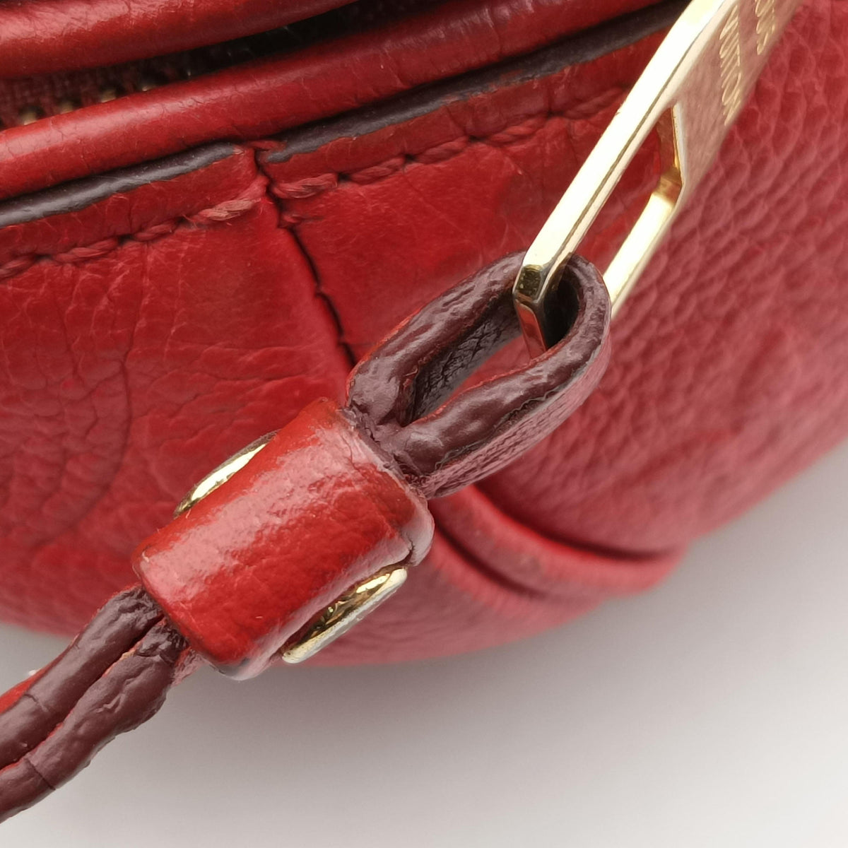 Pre-owned Louis Vuitton Speedy Bandouliere 30 Orian Monogram Empreinte M40756 handbag | stylenewstar